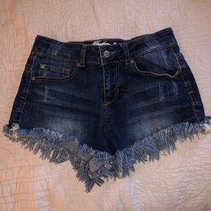 altard state denim shorts